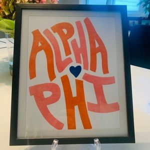 ☆ TRENDY ALPHA PHI WALL ART ☆